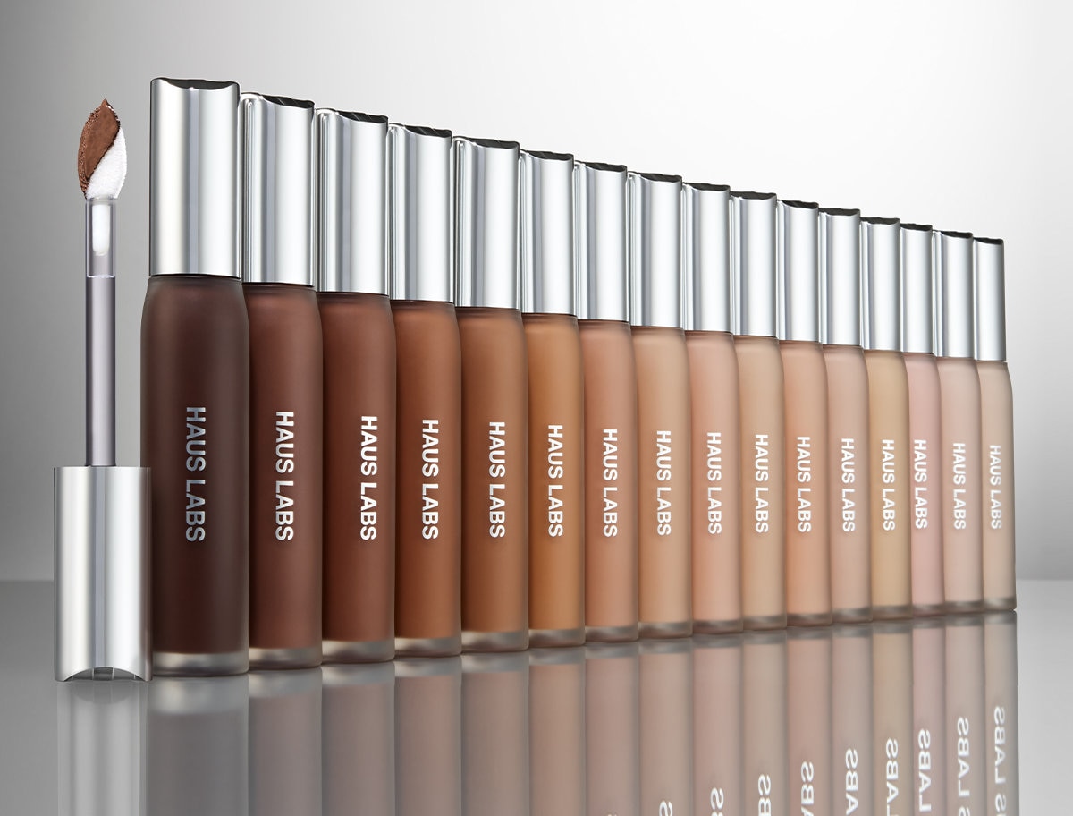 Revolutionary medium buildable coverage Haus Labs Concealers