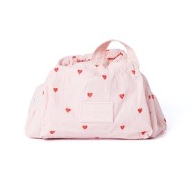 Drawstring Makeup Bag Sweet Pink Hearts