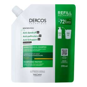Anti-Dandruff Dermatological Shampoo for Dry Hair Refill Pouch 390ml