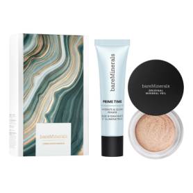 Complexion Heroes - Hydrate & Glow Primer & MINERAL VEIL Set Duo Hydrate & Glow, Original Translucent