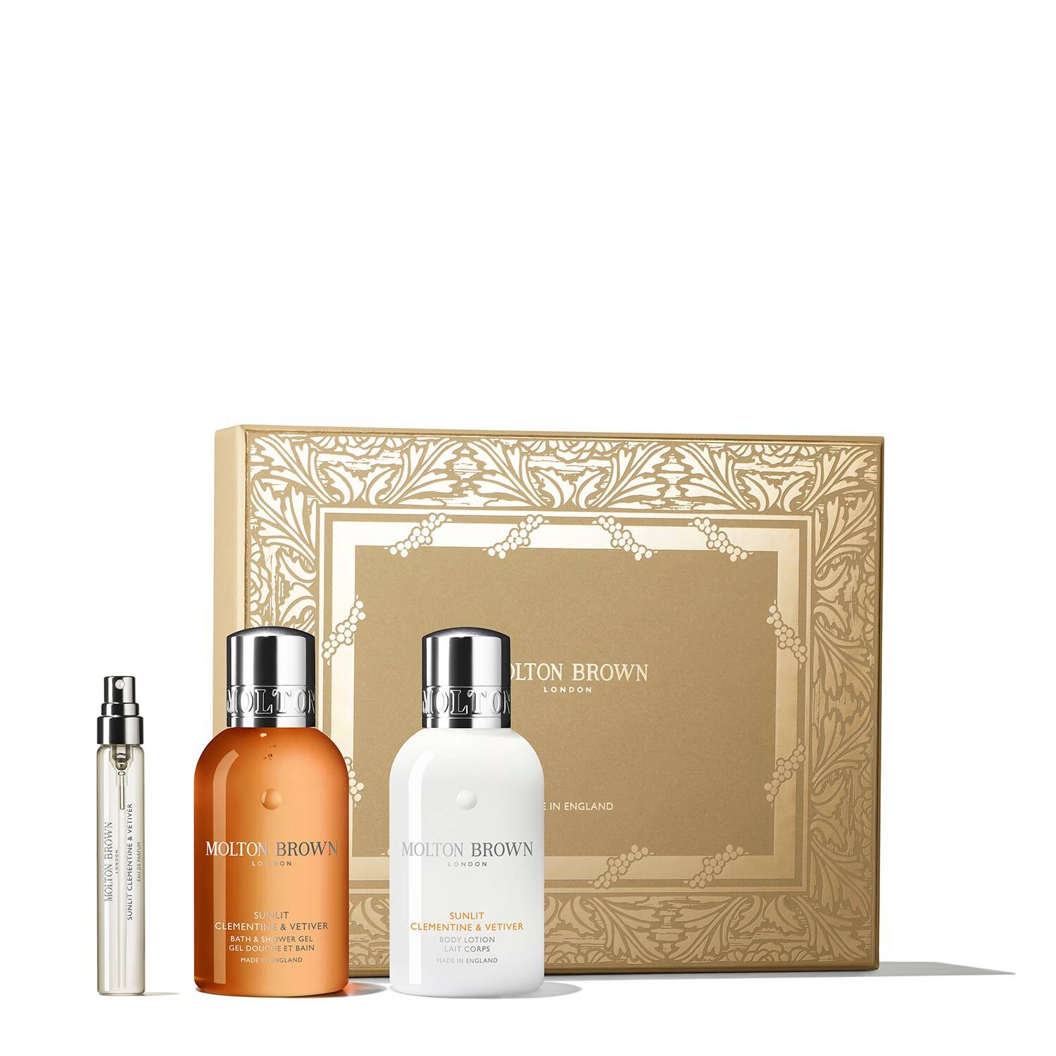 Molton Brown Sunlit Clementine & Vetiver Travel Gift Set