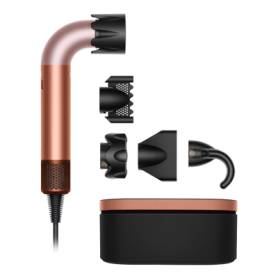 Supersonic r™ hair dryer Straight to Wavy Amber Silk / Pink Champagne