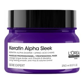 Keratin Alpha Sleek Hair Mask Anti Frizz & Smoothing Hair Treatment 250ml