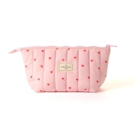 Essential Makeup Pouch Sweet Pink Hearts