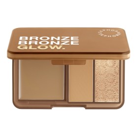 BRONZE BRONZE GLOW PALETTE  - Trio of multi-textured bronzers and highlighter