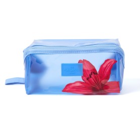 Jelly Flat Lay Makeup Box Bag Red Lily