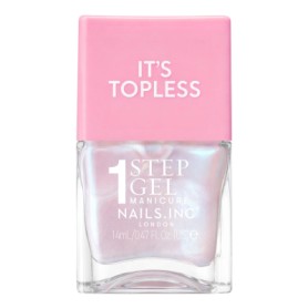 It's Topless 1-Step Gel Nail Polish, Kat, Baby Pink Iridescent 14ml