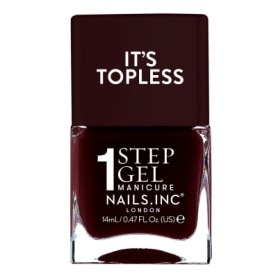 It's Topless 1-Step Gel Nail Polish, Billie, Burgundy 14ml