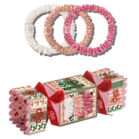 PURE SILK SKINNY SCRUNCHIE TRIO CRACKER NOELLE