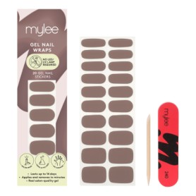Gel Nail Wraps Taupe Of Mind (20 pcs)