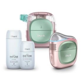 FacialPro Glow + DePuffi at home facial Spa Blue