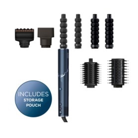 FlexStyle 6-in-1 Air Styler & Hair Dryer with storage case Glacial Blue