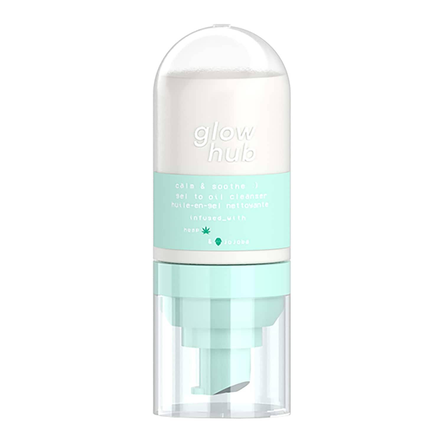Glow Hub Calm & Soothe Gel To Oil Cleanser 120Ml
