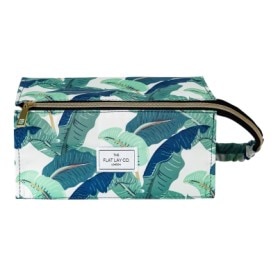 XXL Drawstring Makeup Bag in Tropical Leaves 1 item