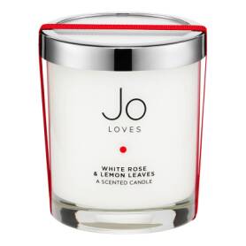 White Rose & Lemon Leaves A Home Candle 185g