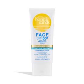 SPF 50+ FRAGRANCE FREE FACE HYDRATING TINTED LOTION TUBE 75ml