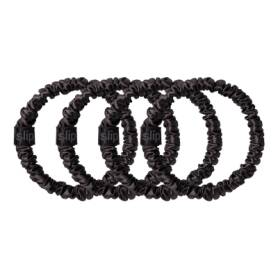 Pure Silk Skinny Scrunchies x 4