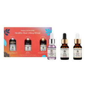 Healthy Hair Oiling Ritual - Calms scalps, Strengthens Roots, Smoothes Frizz 3 x 14.4ml