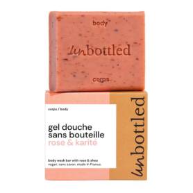 Body Wash Bar with Rose & Shea pH balanced soap 110g