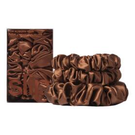 Pure Silk Back To Basics Assorted Scrunchie Auburn Set