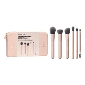 Shaping Essentials Bamboo & Charcoal Infused Travel Brush Set Bamboo & Charcoal
