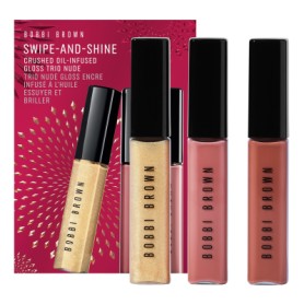 Swipe-and-Shine Crushed Oil-Infused Gloss Trio Nude
