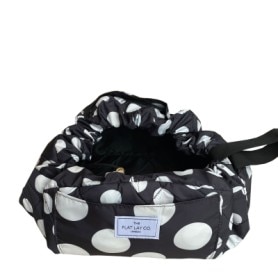 Open Flat Makeup Bag in Double Spots 1each