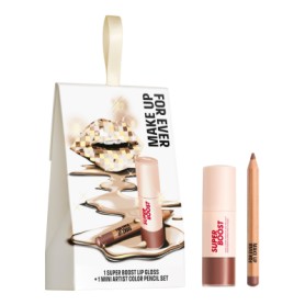 Super Boost Lip Gloss & Artist Color Pencil Duo Set Anywhere Caffeine (9 ml + 0.7 g)