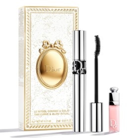 The Curl & Glow Ritual Gift Set - Limited edition, mascara and mini-gloss 090 Noir (6g) + 001 Pink (1ml)