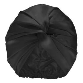 Pure silk turban - Hair Accessory TURBAN PURE SILK BLACK