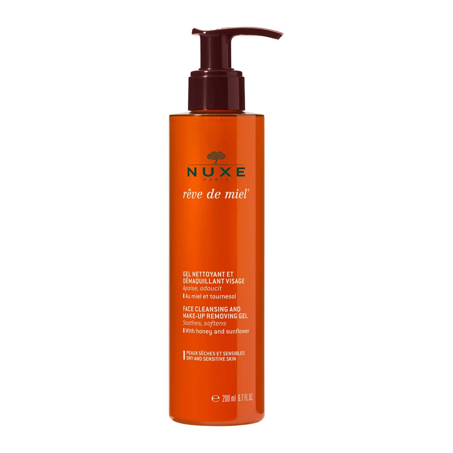 Nuxe Rêve De Miel - Face Cleansing And Makeup Removing Gel With Honey 200Ml