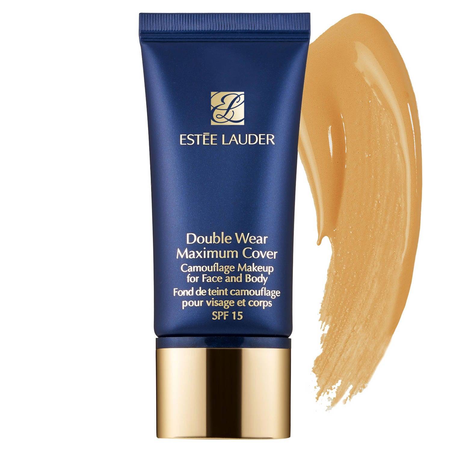 Estee Lauder Double Wear Maximum Cover Camouflage Foundation for Face & Body SPF 15, 4N2 Spiced Sand, Women - Image 4