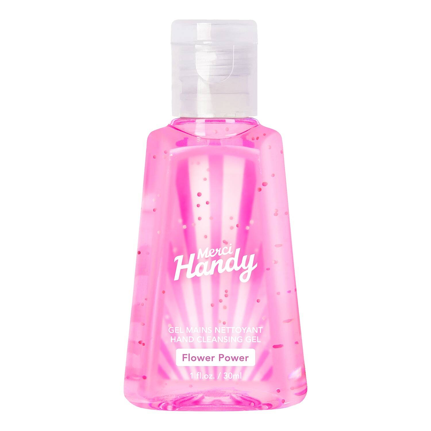 Merci Handy Hand Cleansing Gel Glitter Fever Flower Power
