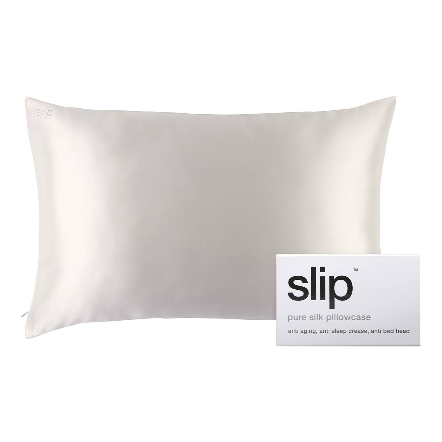 Slip Pure Silk Queen Pillowcase - White - Image 3