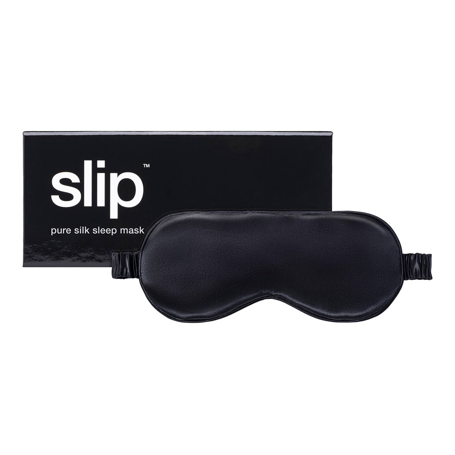 Slip Silk Pillowcase Pure Silk Sleep Mask Black