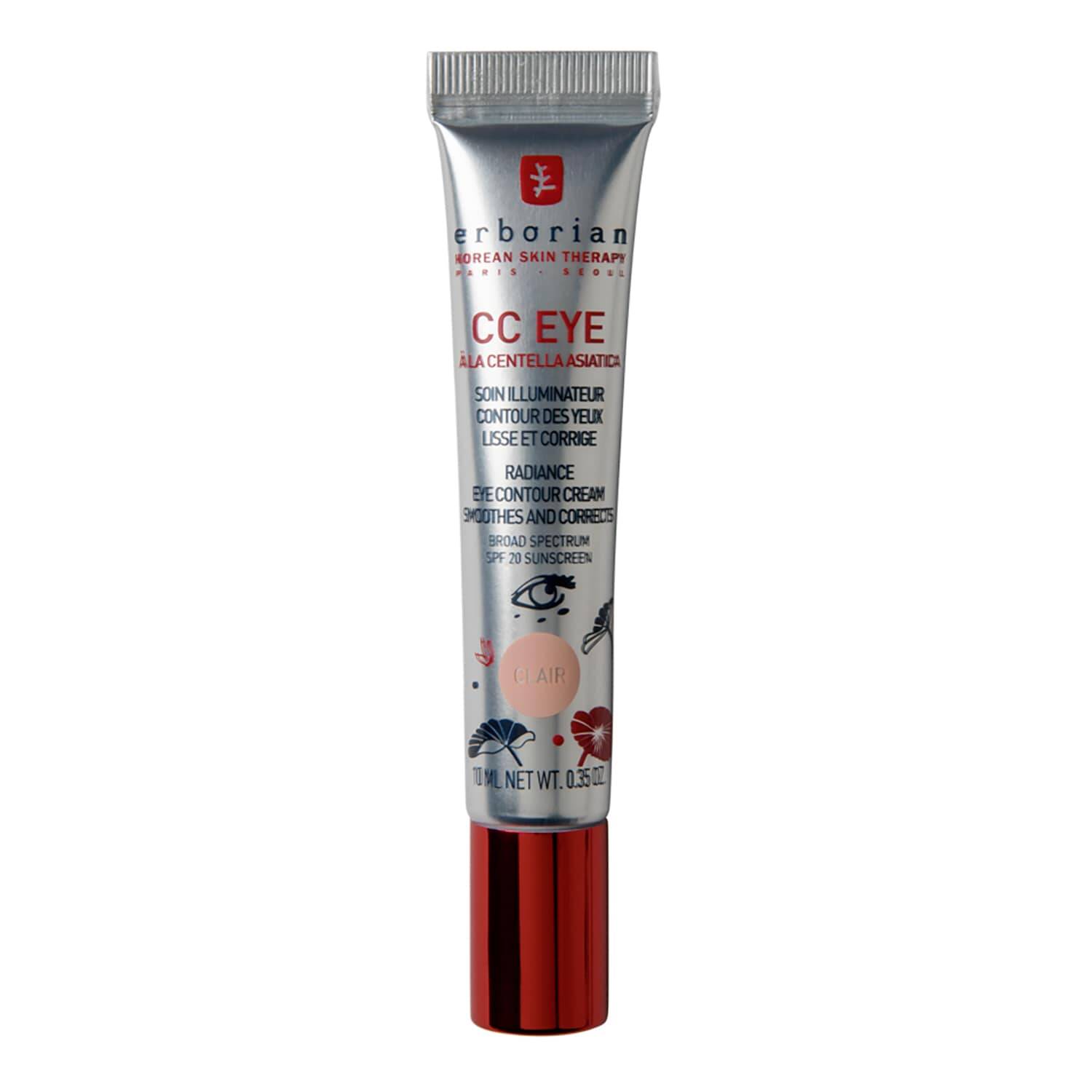 Erborian Cc Eye With Centella Asiatica Radiance Eye And Contour Cream 10Ml Clair