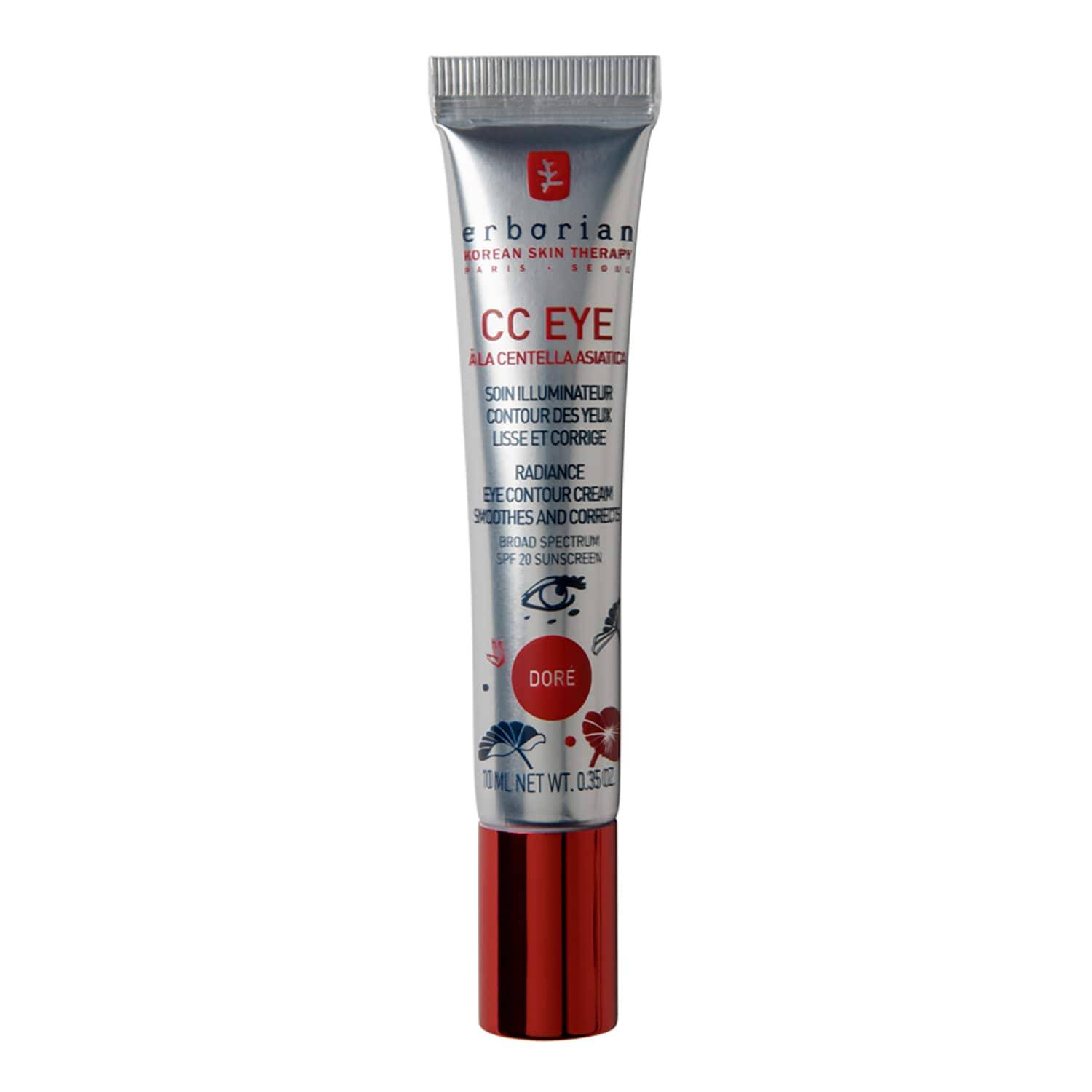 Erborian Cc Eye With Centella Asiatica Radiance Eye And Contour Cream 10Ml Doré