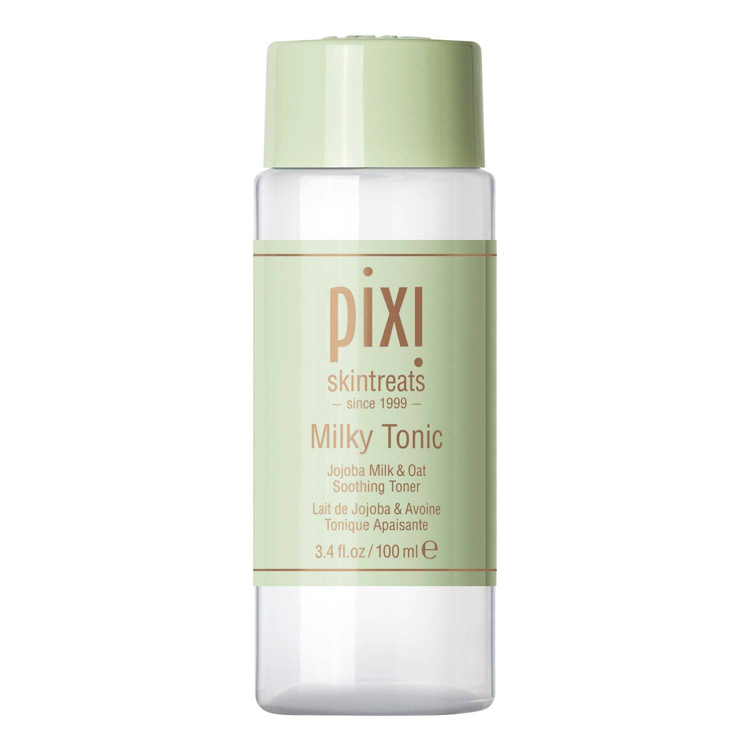 Pixi Milky Tonic - Travel Size Soothing Jojoba Milk And Oatmeal Toner Milky Tonic Sooth Toner - 100 Ml