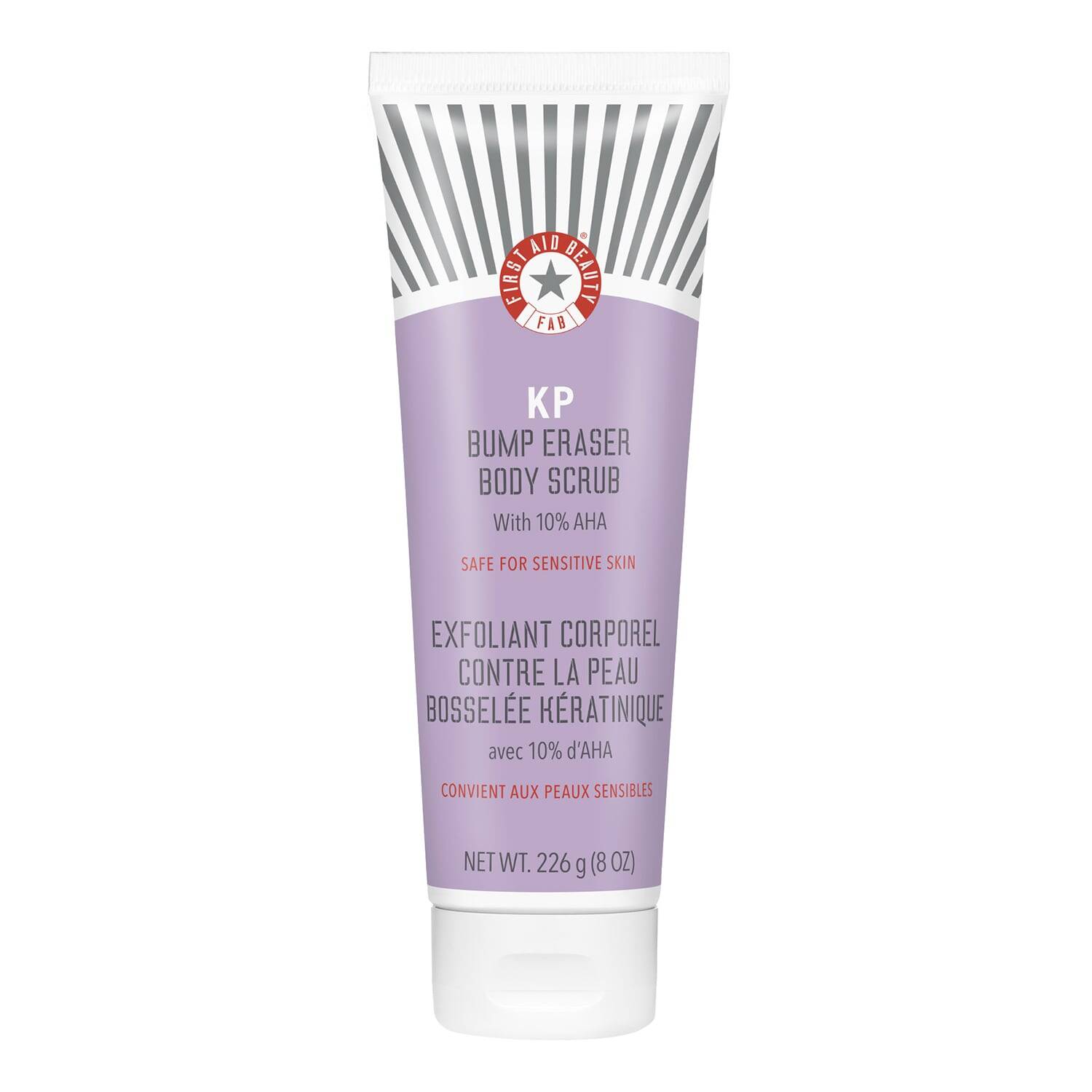 First Aid Beauty Kp Bump Eraser Body Scrub With 10% Aha - Aha Body Scrub Kp Bump Eraser Body Scrub (226 G)