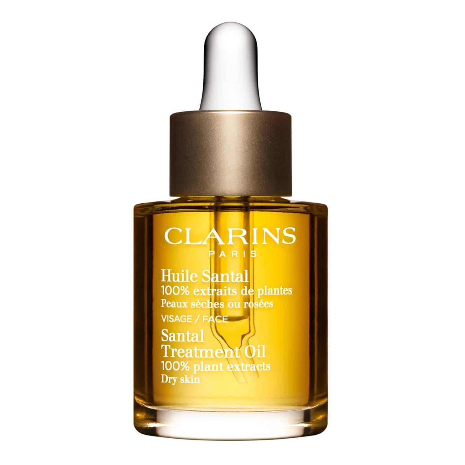 Clarins Santal Face Treatment Oil - Dry Skin/Redness 30Ml