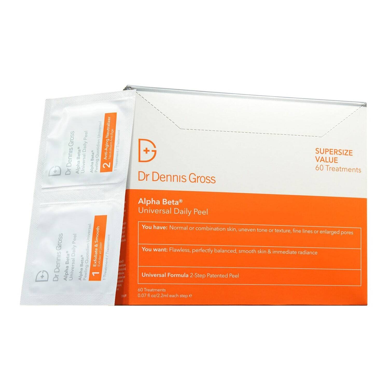 Dr Dennis Gross Skincare Alpha Beta Universal Daily Peel 60 Treatments