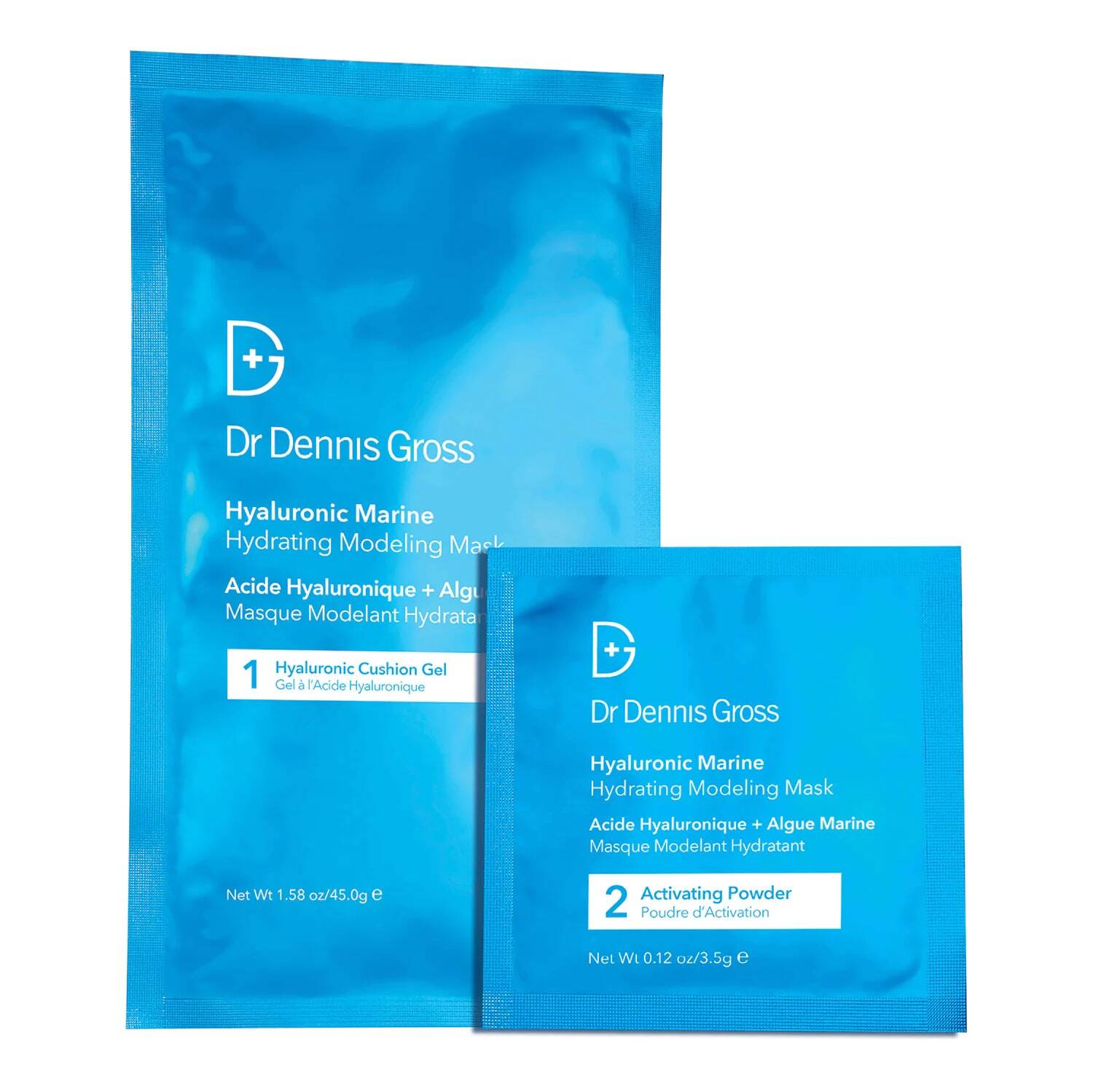 Dr Dennis Gross Skincare Hyaluronic Marine Infusion Modeling Mask 4 Masks