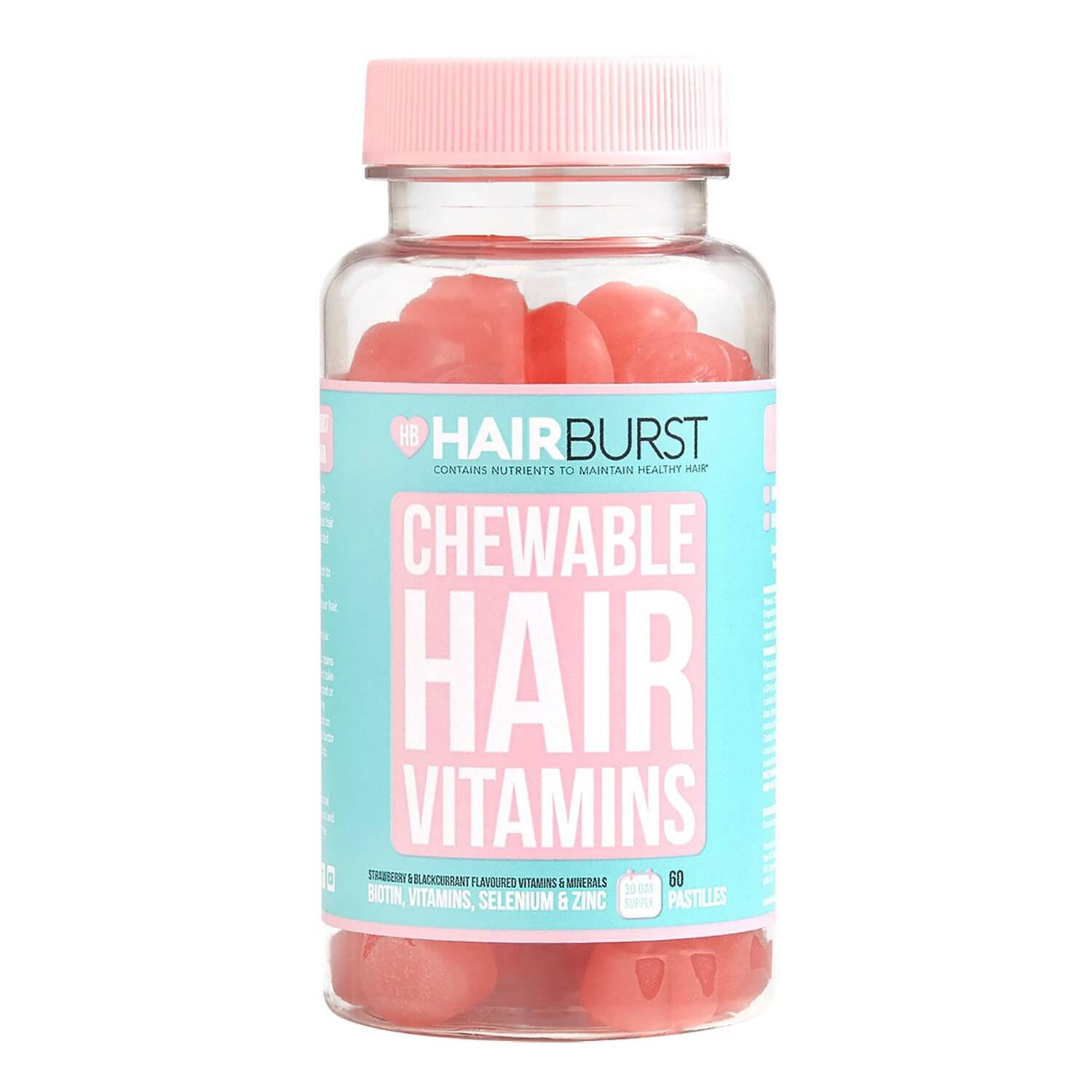 Hairburst Chewable Hair Vitamins 30 Day Course - 60 Tablets