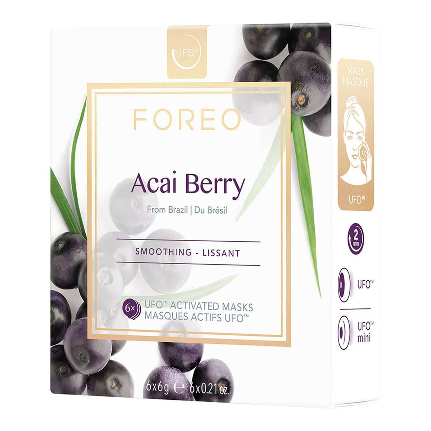Foreo Acai Berries Ufo-Activated Mask Acai Berries Ufo-Activated Mask X 6