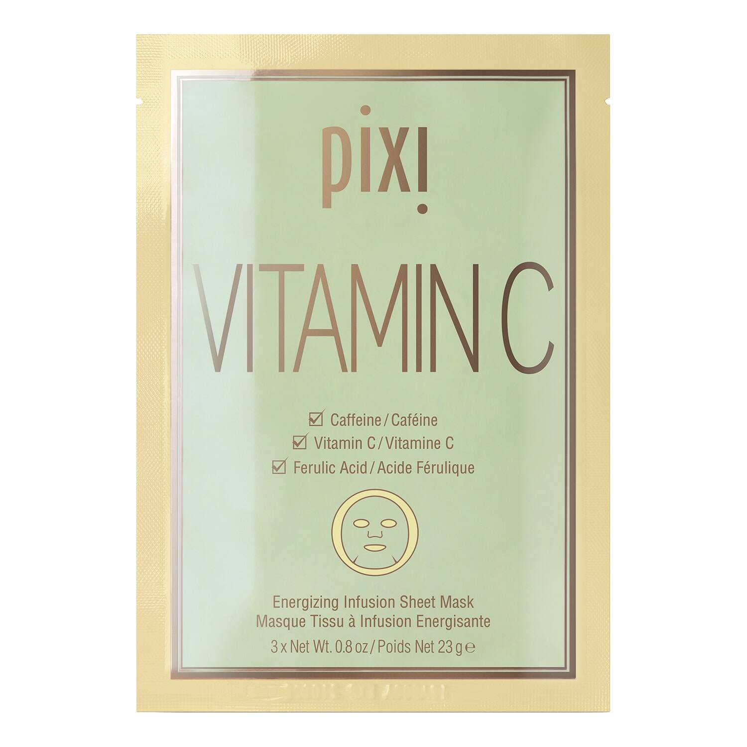 Pixi Vitamin C Sheet Mask Vitamin C Energizing Infusion Sheet Mask