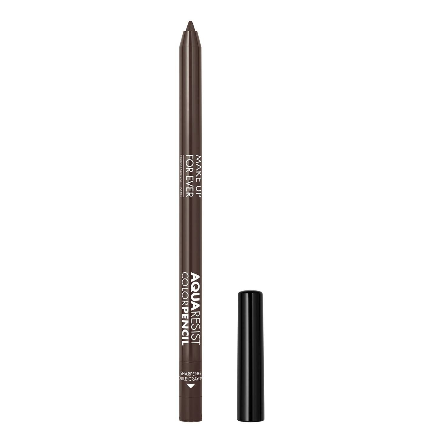 Make Up For Ever Aqua Resist Color Pencil Full Impact Glide Waterproof Eyeliner 02 Ebony - Warm Brown 0.50G