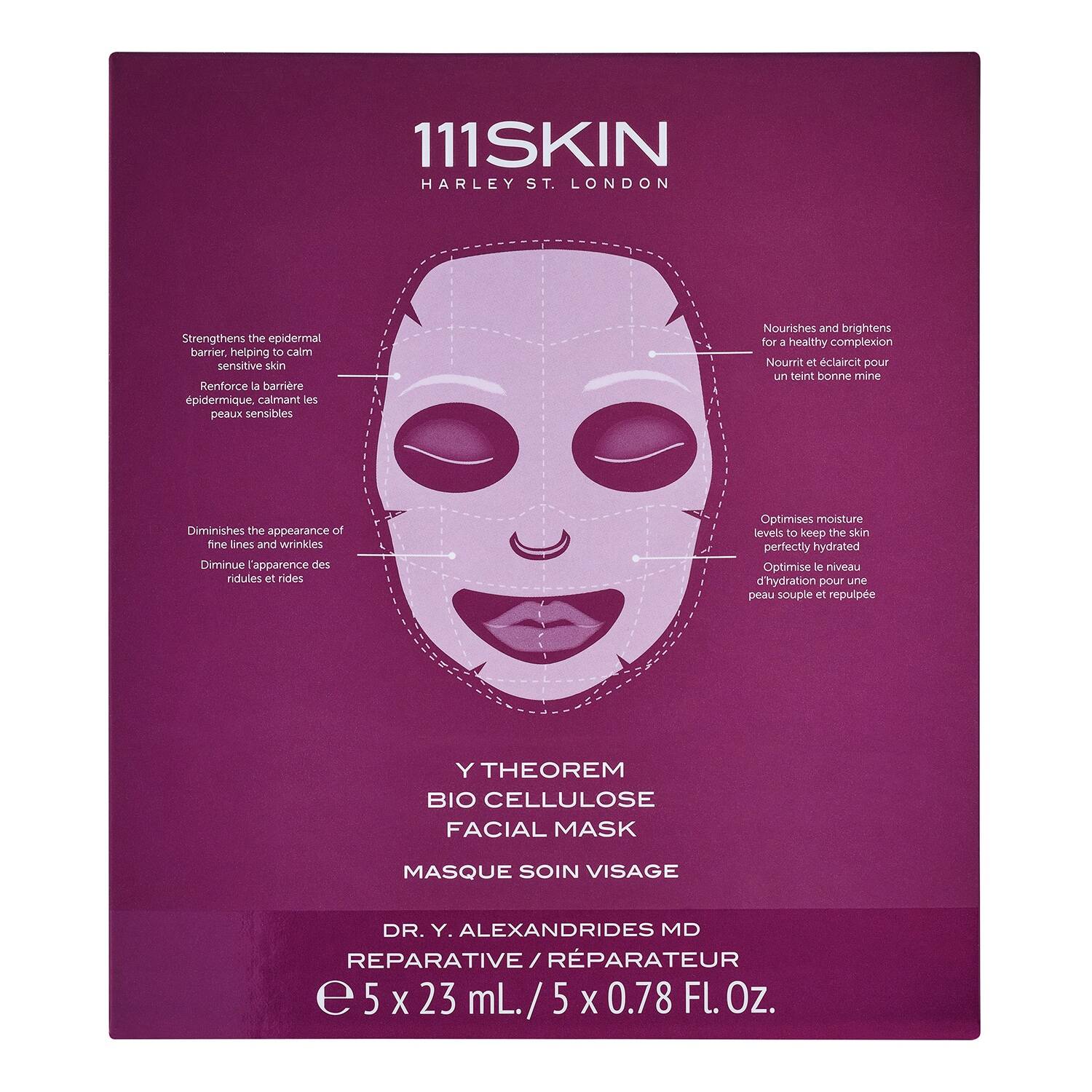 111Skin Y Theorem Bio Cellulose Facial Mask 5 x 23ml | SEPHORA UK