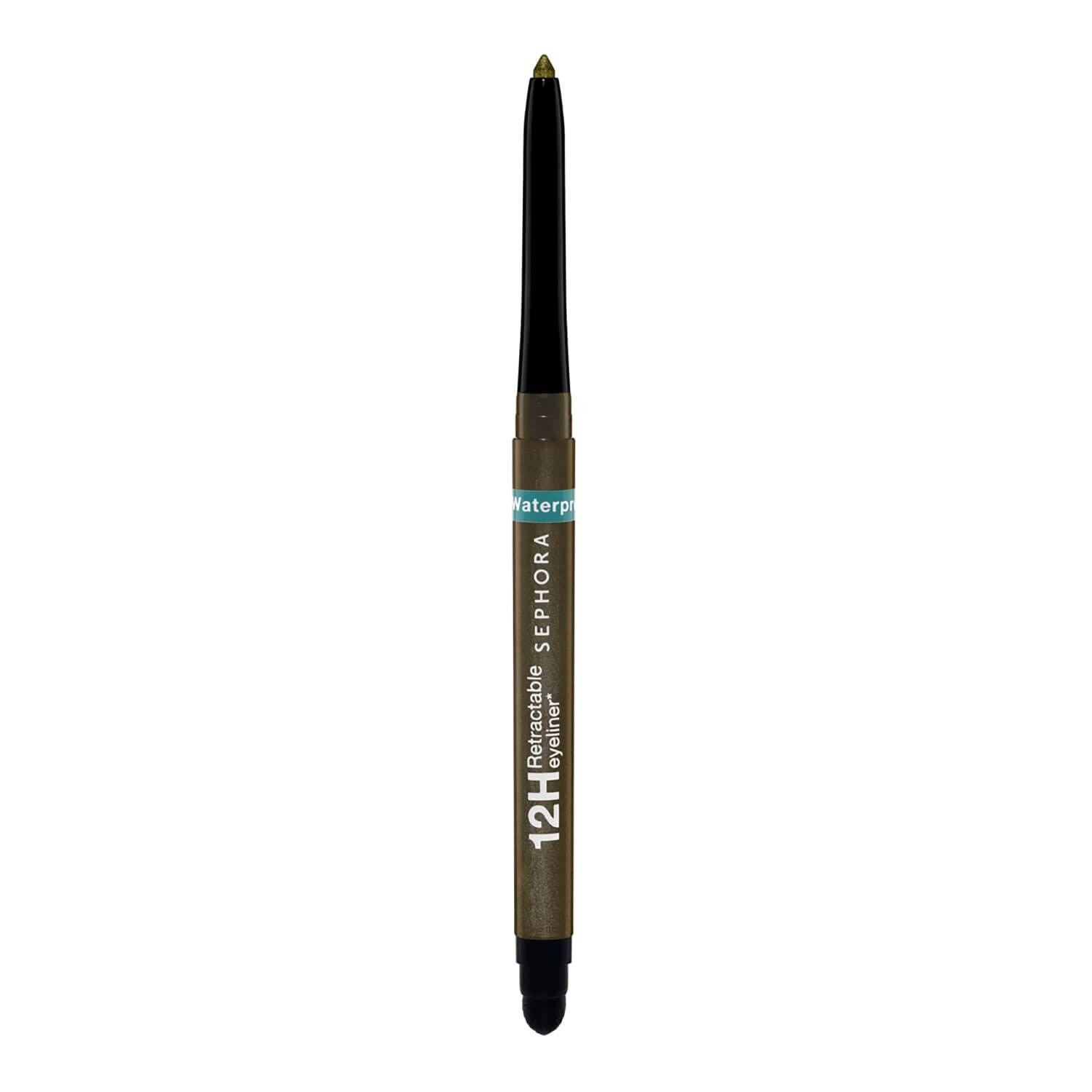 Sephora Collection Waterproof 12H Retractable Eyeliner Pencil 0.3G 12 Shimmer Green
