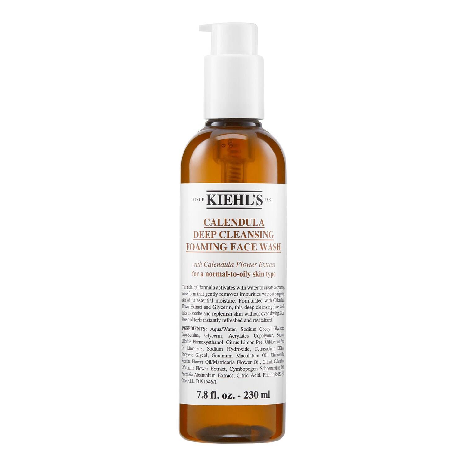 Kiehl's Calendula Deep Cleansing Foaming Face Wash 230Ml