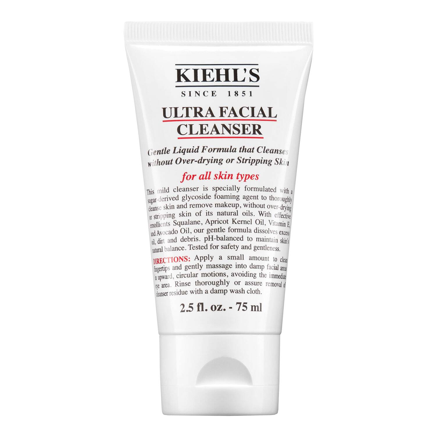 Kiehl's Ultra Facial Cleanser - Facial Cleanser For All Skin Types 75Ml